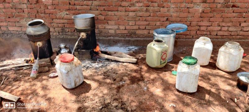 Excise department caught liquor