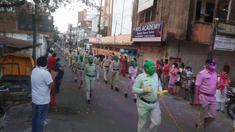 Flower rain on corona karmveer