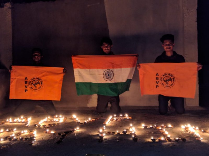 ABVP pays tribute to the martyred soldiers