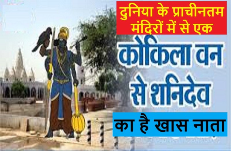 one of the most important temple of shani dev : kokilavan at kosikalan