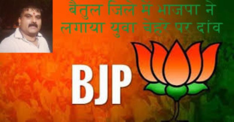 बैतूल जिला में युवा चेहरे को भाजपा ने सौंपी कमान, लोकसभा चुनाव में निभाई थी महत्वपूर्ण जिम्मेदारी