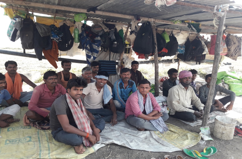 कुंजेड़ में फंसे बिहार के 50 श्रमिक, -सरकार व प्रशासन से लगाई घर वापसी की गुहार
