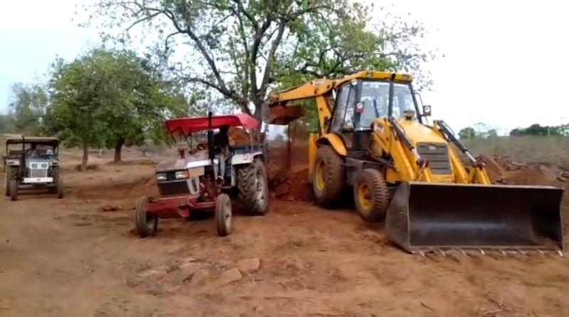 Sarpanch secretaries got started working with machines in NREGA