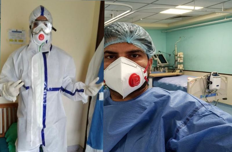 इनके जज्बे को सलाम... भाटकड़ा के दम्पती चिकित्सक बचा रहे कोरोना मरीजों की जान
