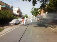 योगी के राज में सेनेटाइजेशन के नाम पर भ्रष्टाचार के साथ भेदभाव का आरोप