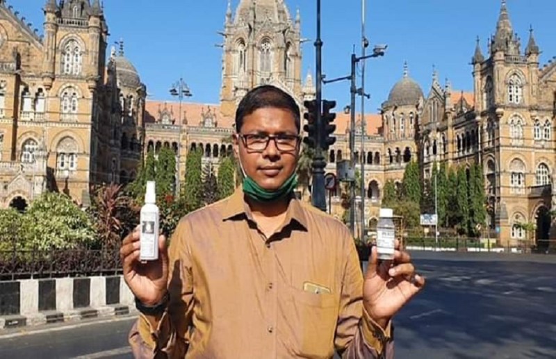 Corona भारतीय सेना के लिए मुंबई में तैयार हुआ हर्बल सेनेटाइजर
