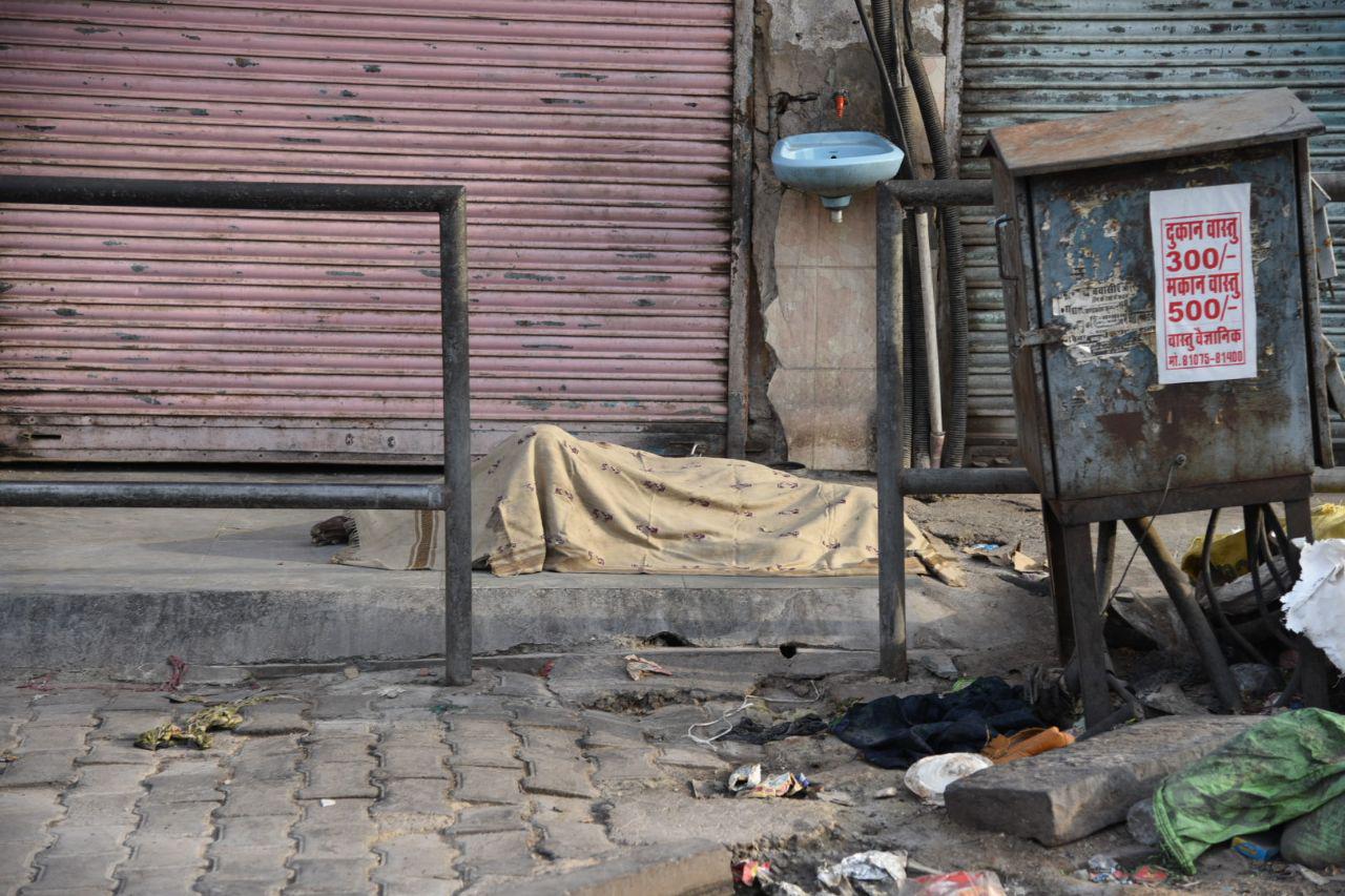 abandoned dead body found on footpath at jodhpur