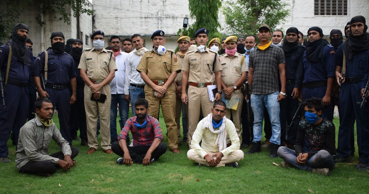 राजस्थान का कुख्यात डकैत रामविलास गिरोह धौलपुर पुलिस ने दबोचा