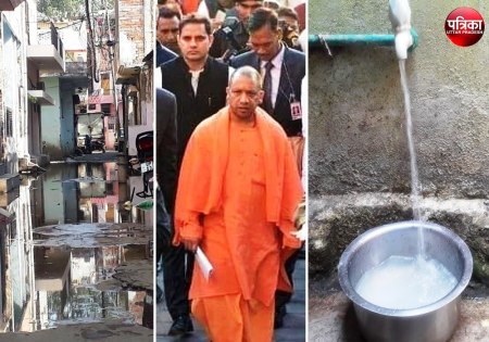 योगी के राज में ब्रम्हपुरी गली के नलों की टोटियां उगल रही ‘जहर’