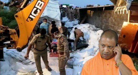 हादसे के बाद मुख्यमंत्री ने कमिश्नर-एडीजी को भेजा औरैया