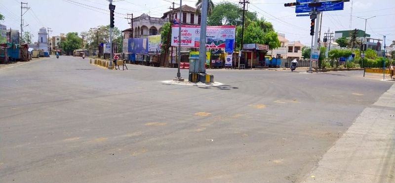  Silence on the streets after strict police action, people did not leave their homes