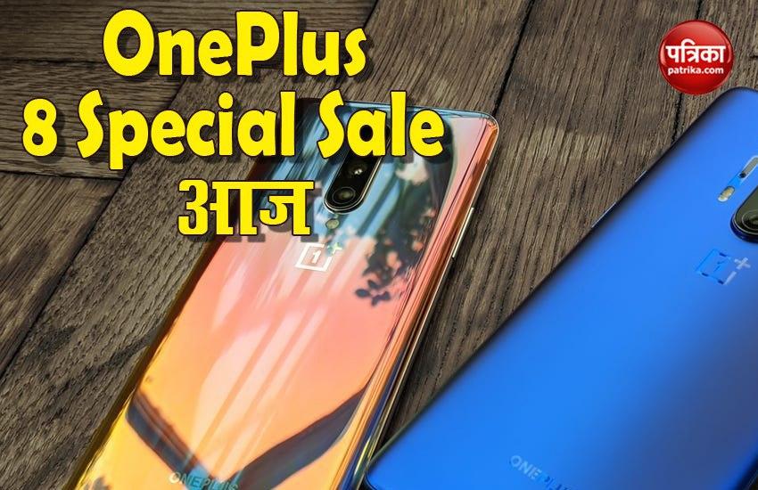 OnePlus 8 Special Sale at 2PM on Amazon, Offers, Discounts