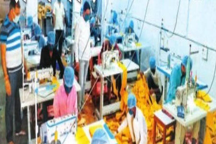 to stop migration of labors factories in jodhpur started making masks
