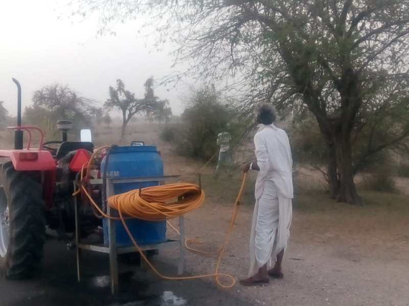 हवा और आंधी टिड्डी की मददगार, बाड़मेर के साथ अन्य जिलों में फैलाव