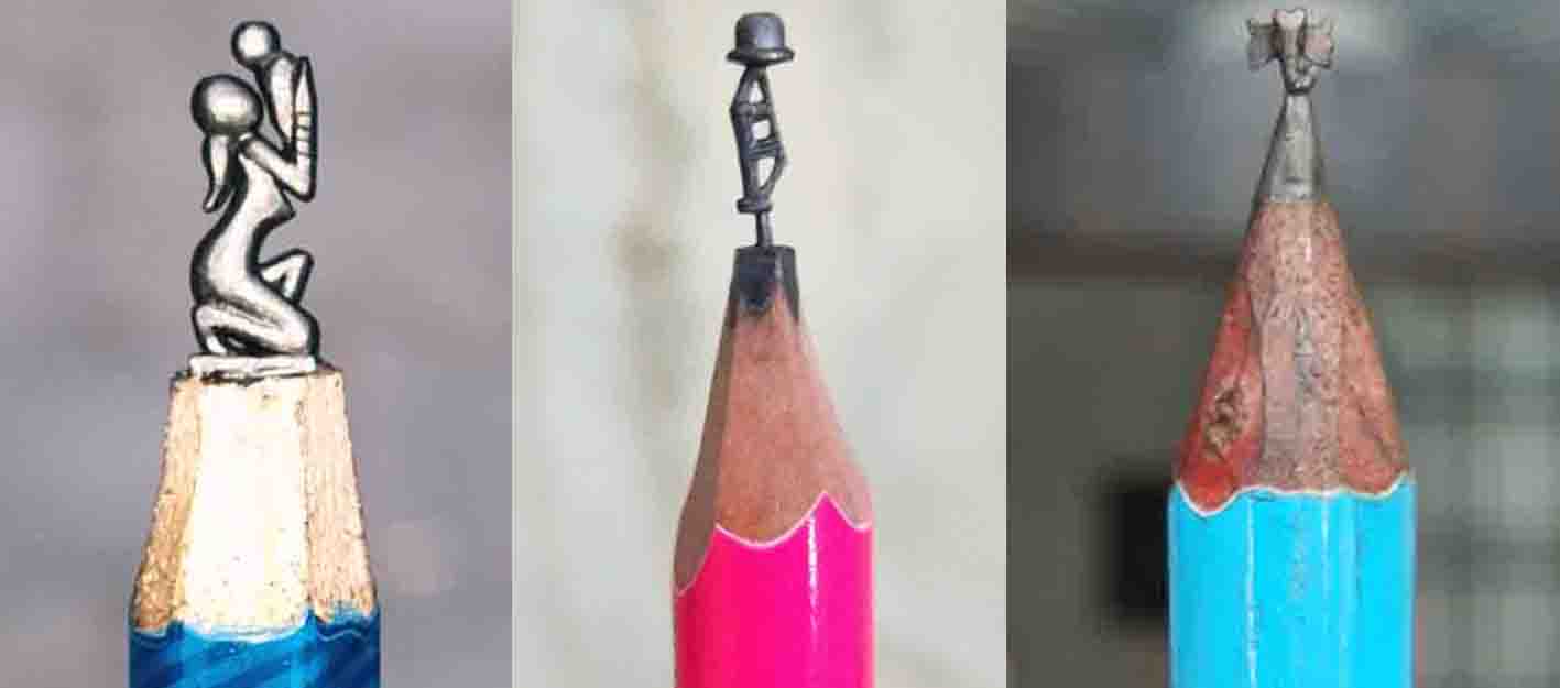 Video : पेन्सिल टिप आर्ट में बनाई भावेश ने अपनी पहचान