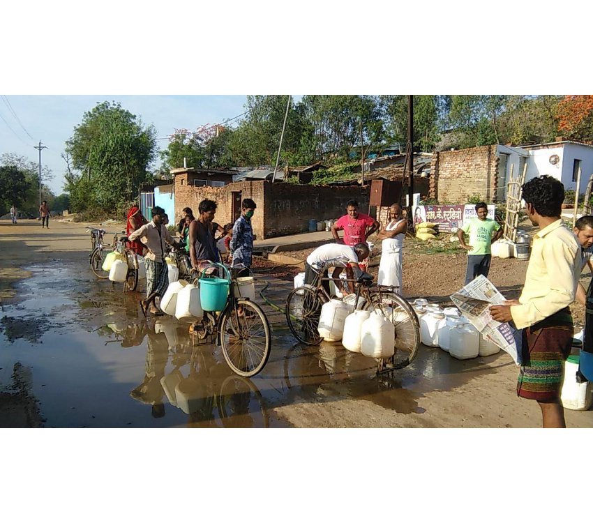 Water crisis : Boring closed, water problem in three wards of Khitoula