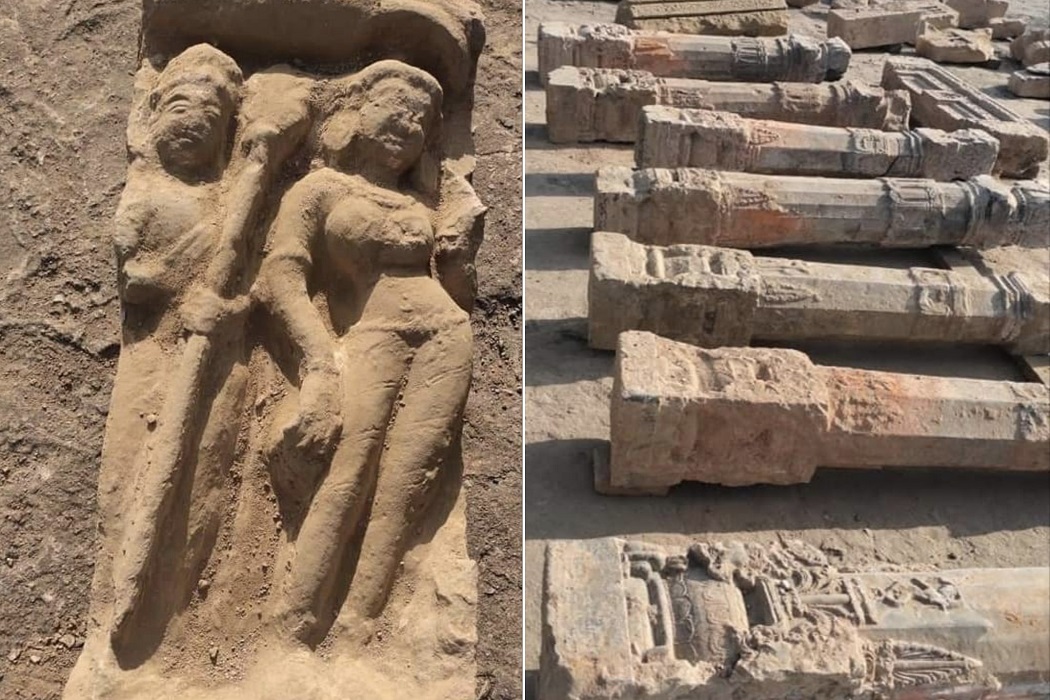 2000 वर्ष पुरानी है राम जन्मभूमि परिसर में मिले प्राचीन अवशेष - संत