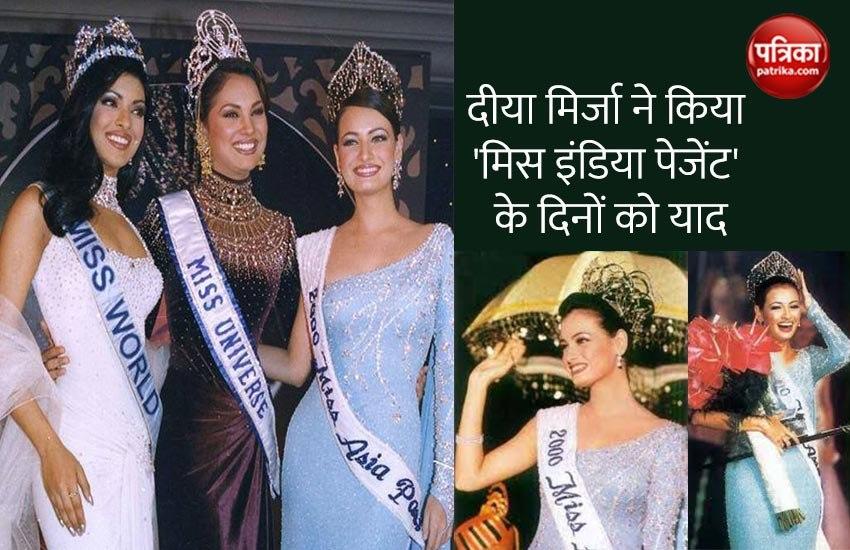  Mirza given on Miss India 2000's Journey