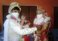 क्वारंटीन सेंटर में हुई अनूठी शादी, शेल्टर होम के साथी बने बाराती