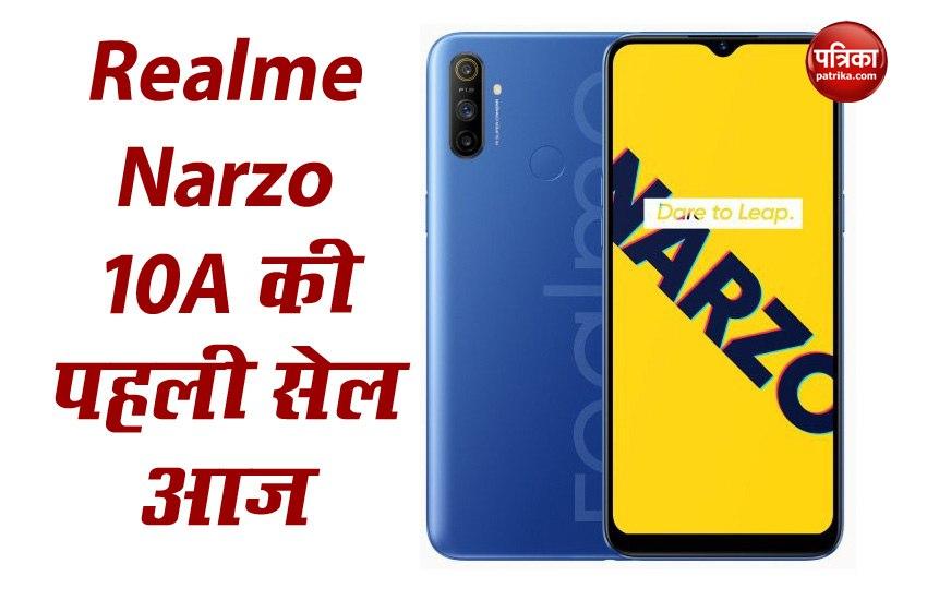 Realme Narzo 10A First Sale on Flipkart in India, Offers, Discount