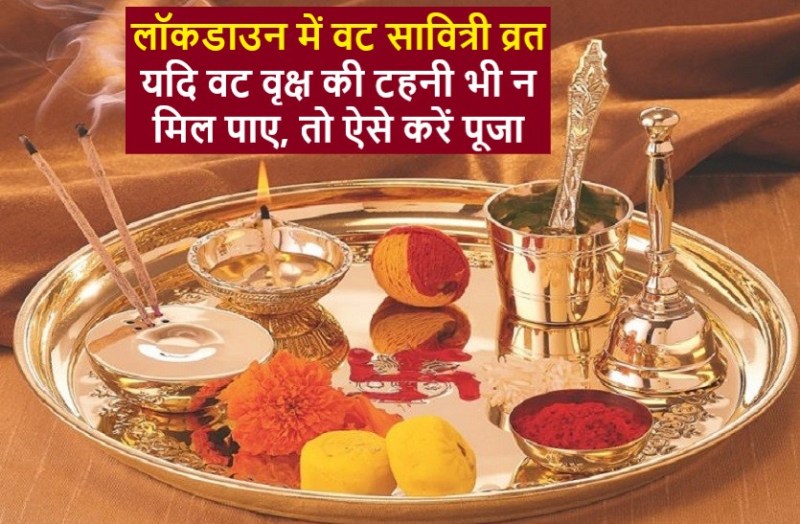 way of pooja on vat savitri when Banyan Tree not avalable