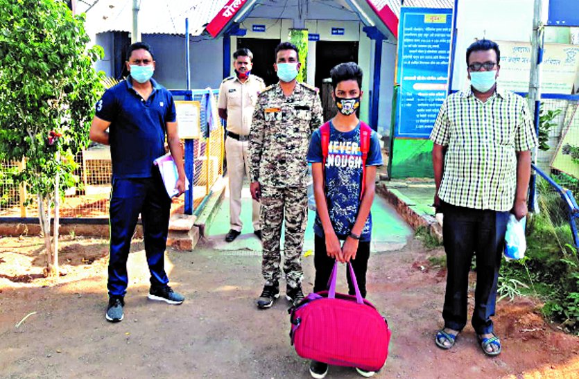 The police recovered the minor in 24 hours in Maharashtra without leaving the house…
