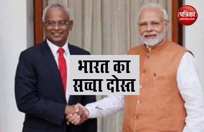 PM Modi and President of Malvies