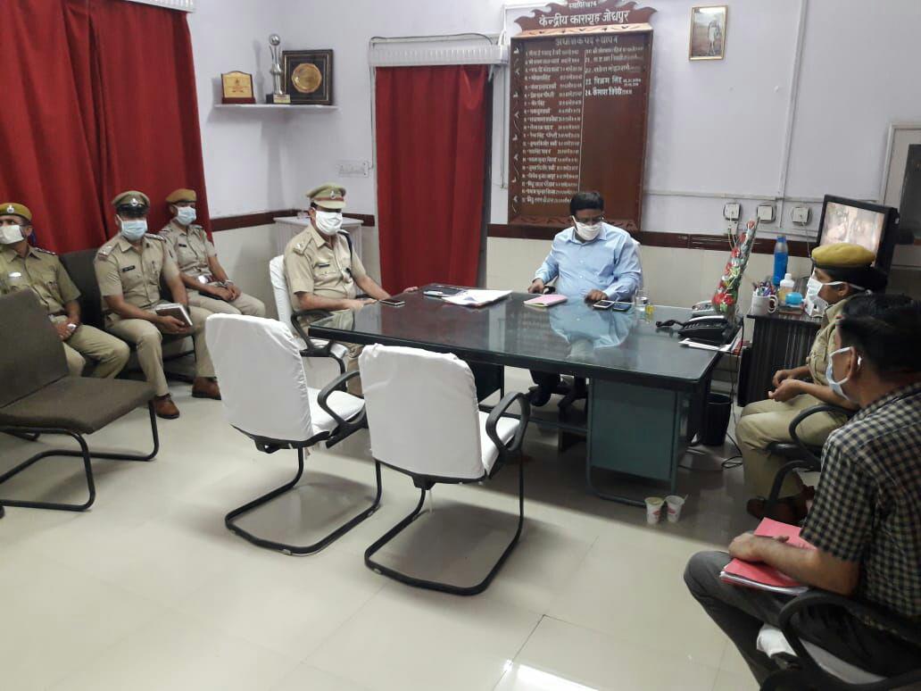 Director General of police for jail NRK reddy visited jodhpur
