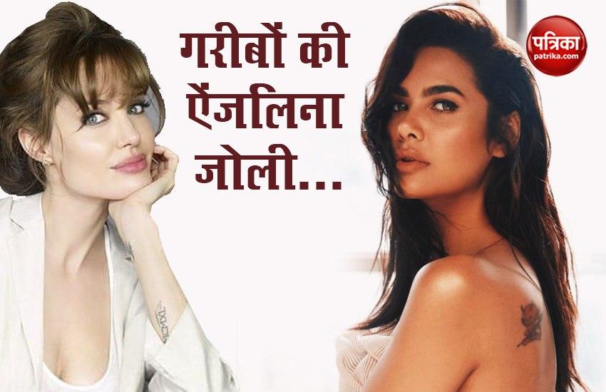 Trollers Mock Actress Esha Gupta By Comparing Angelina Jolie