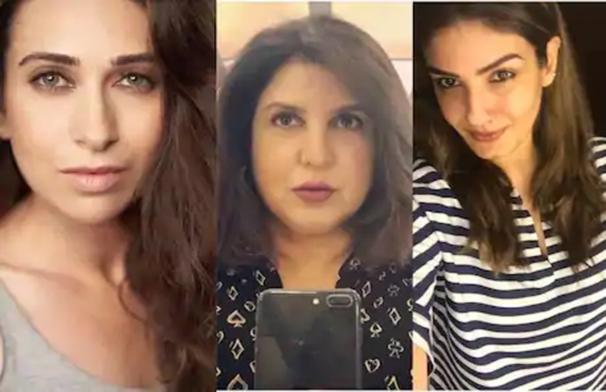 raveena tandon and karishma kapoor catfight