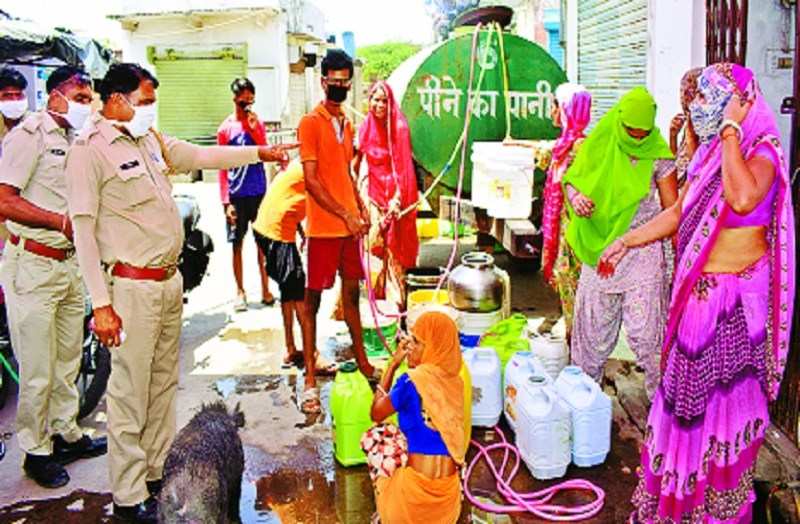 Drinking water supply after five days in many cities