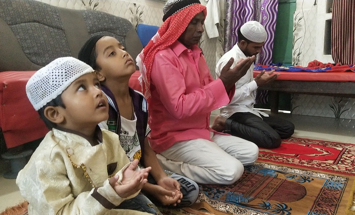 ईद पर बच्चों ने भी मांगी हिन्दुस्तान के सलामती की दुआ