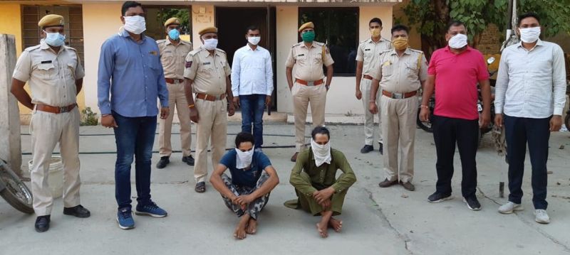 चॉकलेट के कार्टन के नीचे छिपा रखा 405 किलो डोडा चूरा जब्त