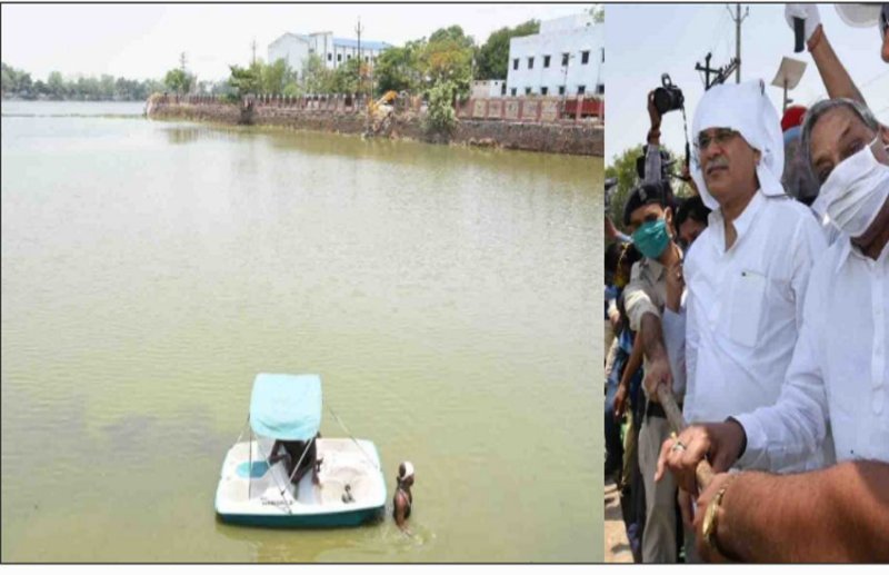 रायपुर का ऐतिहासिक बूढ़ा तालाब बनेगा शहर के आकर्षण का प्रमुख केन्द्र