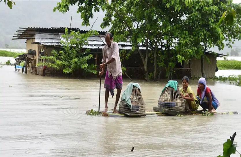 असम में जारी है विपदाओं का कहर, अब 7 जिलों में बाढ़