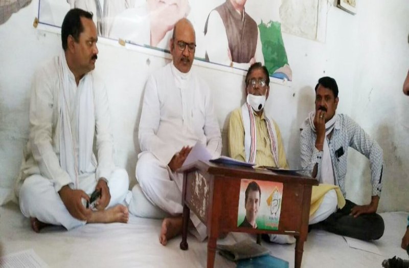 seondha mla ghanshyam singh press conference