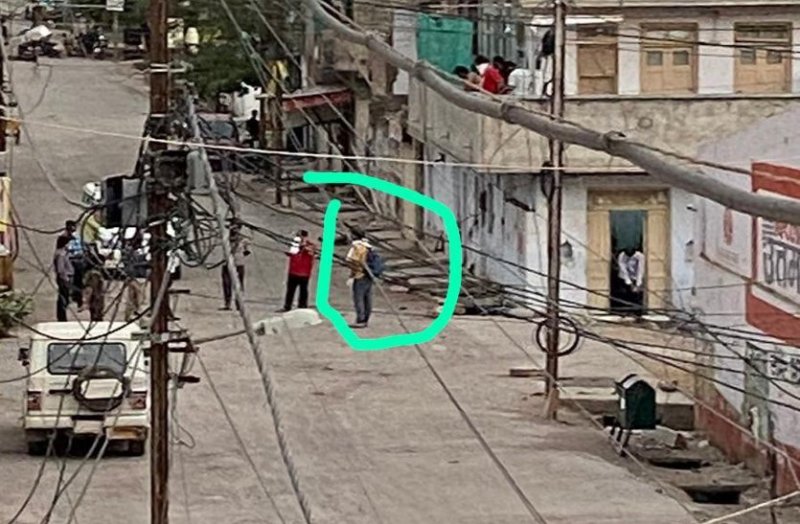 corona patient found in dabra