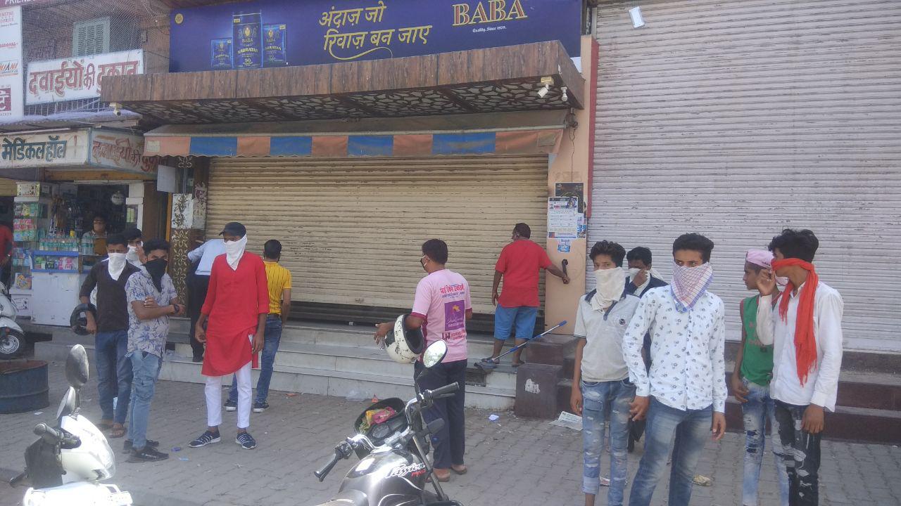 opening of market at inside city of jodhpur in corona lockdown