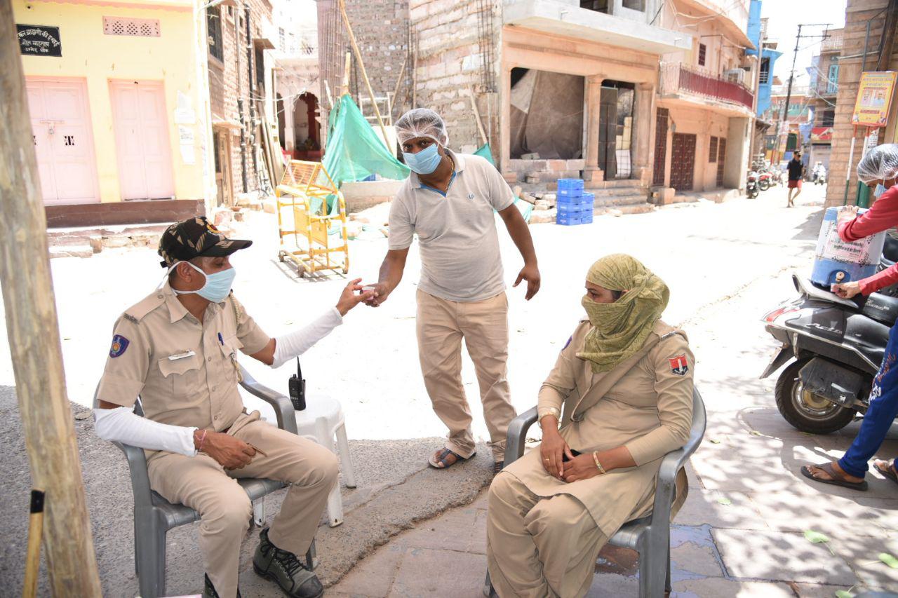 jodhpur police done changes in containment zones