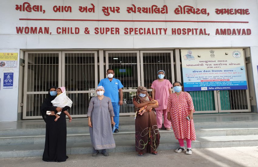 Ahmedabad : नवजात की अविकसित आंतों को जोड़ा