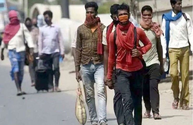 प्रवासी मजदूर प्रतीकात्मक फोटो