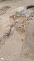 Drinking water lines leakage, no water