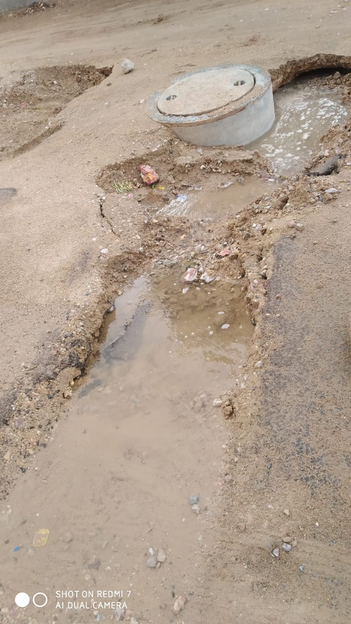 Drinking water lines leakage, no water