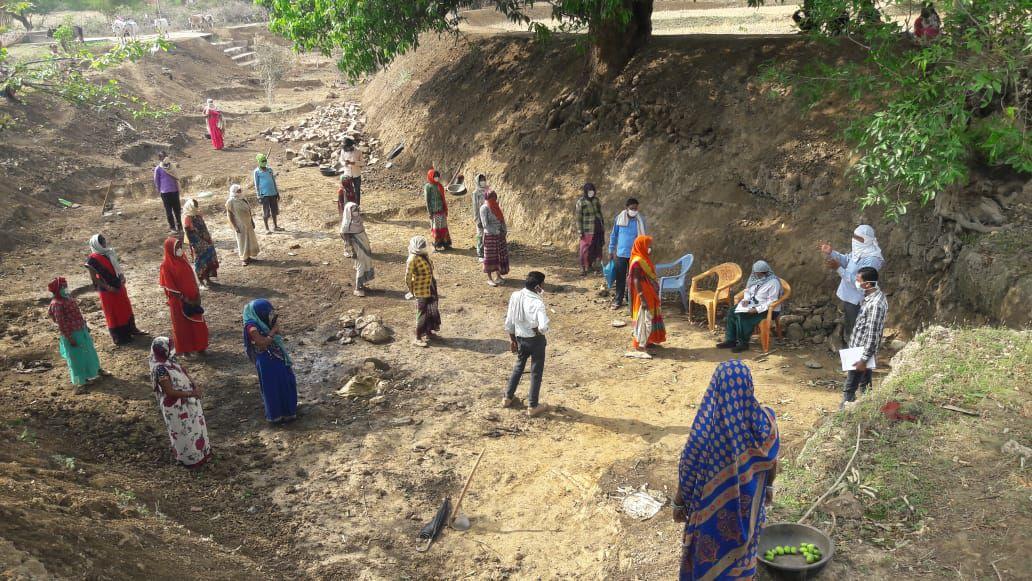 Migrant laborers are getting work in MNREGA