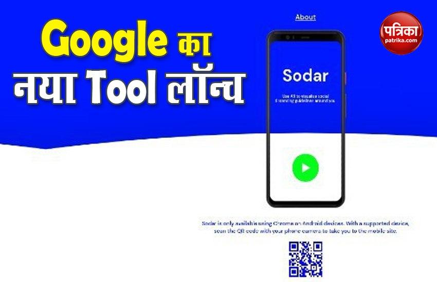 Google Sodar Tool for Android Users to Maintain Social Distancing