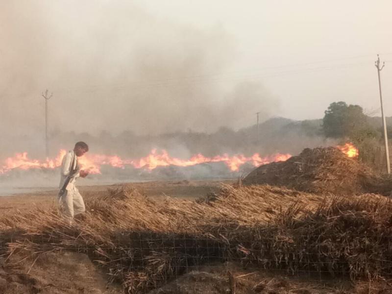 It was so fierce that it took 24 hours to extinguish the fire ...