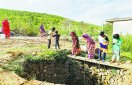 Villagers is drinking dirty water of the well here
