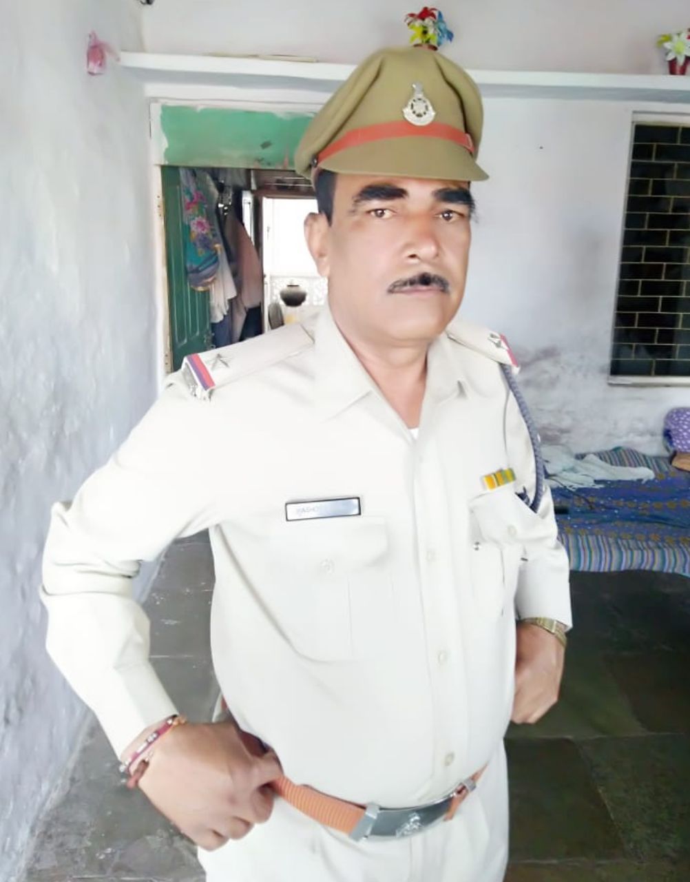 Police ASI died of hort attack in khandwa