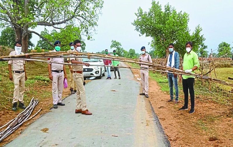कोरोना मरीज मिलने के बाद कनसिंघी का चिह्नित क्षेत्र कंटेनमेंट जोन घोषित