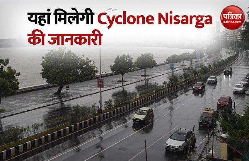 Cyclone Nisarga LIVE Tracking in Mumbai via Windy Website